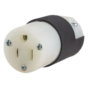 Conector Entrada Recta / 15A / 125V / 2 Polos 3 Hilos / NEMA 5-15R / Grado Industrial-Comercial