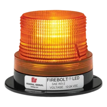 Estrobo LED Ámbar / Bajo Perfil / 2 Joules / 12-72 Vcc / 2 W / 12.7 x 9.1 cm
