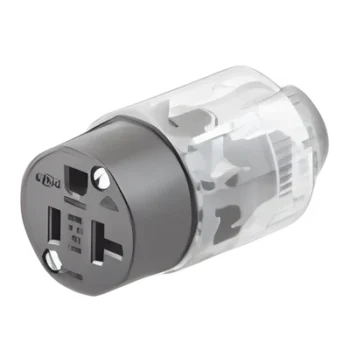 Conector Iluminado / 20 A / 125 V CA / 2P 3H / NEMA 5-20R / LED 360° / -40°C a 75°C