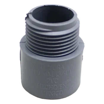 Conector para Conduit Cédula 40 / 1/2" / PVC Sin Plastificante / Unión Cementada / UL 651 / 60°C / Subterráneo e Intemperie