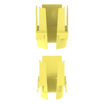 Tapa de Salida para Tubo Corrugado / 1.5 in (38 mm) / Para Canaleta 2x2 FiberRunner™ / ABS / Color Amarillo