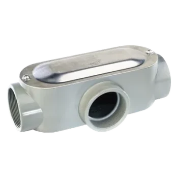 Caja de Registro Ovalada Tipo T / 2 Pulgadas / Rosca NPT / Aluminio Diecast / Hermética / UL y CSA