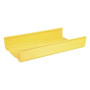 Canaleta para Fibra Óptica / PVC Rígido UL 94V-0 / 12x4 in / 1.8 m (5.9 ft) / Capacidad 773 Cables / QuikLock / Amarillo