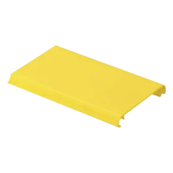 Tapa con Bisagra para Canaleta / Sistema 4x4 / PVC Rígido 94V-0 / Apertura 30° a 90° / 3 m (10 ft) / Amarillo