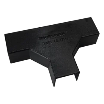 Sección en T para Canaleta / PVC Autoextinguible / Protección UV / -20°C a 85°C / Accesorios Incluidos