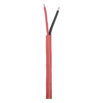Cable para Sistemas de Detección de Incendio / 2x18 AWG / Riser FPLR-CL3R FT4 / 305 m (1000 ft) / Rojo / -20°C a 75°C