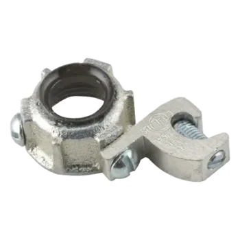 Conector para Conduit Rígido IMC / 3/4 in / Con Orejeta de Conexión a Tierra / Hierro Maleable / UL 514B / CSA / NOM