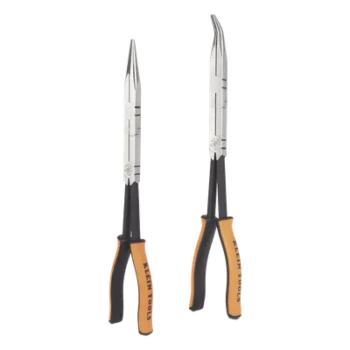 Juego de Pinzas de Punta Doblada y Aguja / 33 cm (13'') / Alcance Extendido / Acero Aleado Cementado