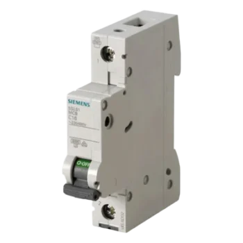Interruptor Automático Magnetotérmico / 1 Polo / 10 A / 6 kA / Curva C / 400 V