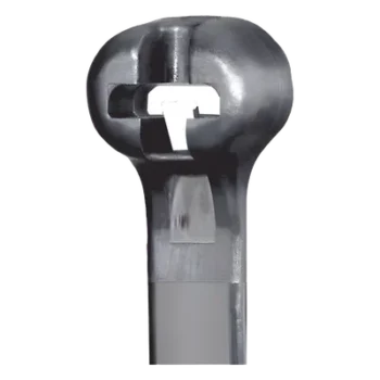 Cincho de Nylon 6.6 / 620 mm (2,034.1 ft) largo x 7 mm ancho / Bloqueo de Acero Inoxidable / Resistente a UV / Exterior e Interior / Paquete 100 pz