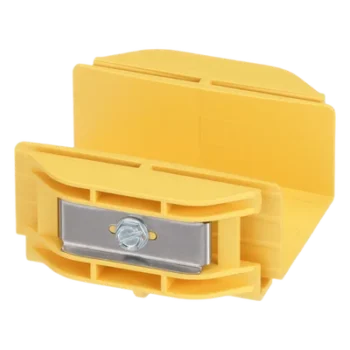 Acoplador para Canaleta / 2 x 2 pulgadas (50.8 x 50.8 mm) / Sin Herramientas / ABS Resistente / 41.6 mm de Altura / Color Amarillo