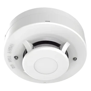 Detector de Humo Fotoeléctrico / 4 Hilos / DC 12 V / LED Duales 360° / Umbral 0.10 a 0.16 dB/m / Perfil Bajo 35 mm