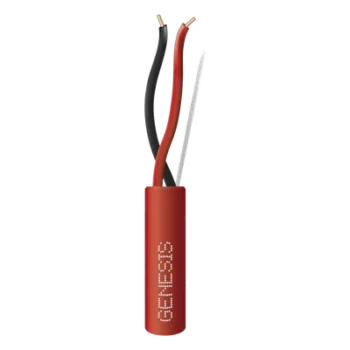 Carrete de Alambre / 2x16 AWG / Riser 305 m (1000 ft) / FPLR CL3R FT4 / Color Rojo / Detección de Incendio