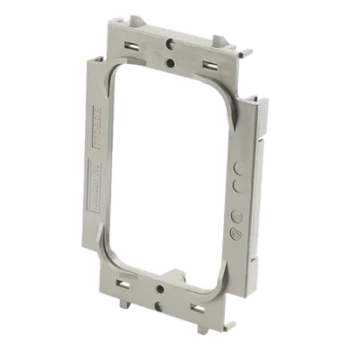 Adaptador Atornillable para Faceplate / PVC Gris / 2.75 in x 4 in / 0.33 ft / Montaje Atornillado