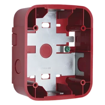 Caja de Montaje en Pared / Para Sirena / Color Rojo / Diseño Compacto / Compatible Serie L