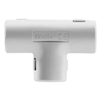 Unión en T para Tubería Rígida / 25 mm / PVC Auto-extinguible / Libre de Halógenos / Instalaciones Eléctricas