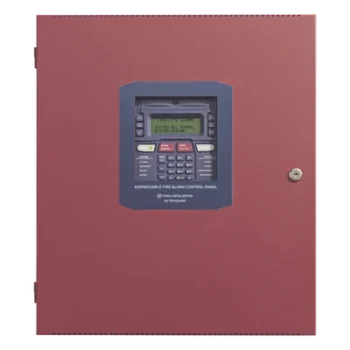 Panel Direccionable de Detección de Incendio / 50 Puntos / 1 Lazo SLC / Comunicador Dual IP/POTS / 3,000 m (10,000 ft) / 2 Circuitos NAC / LCD 80 Caracteres