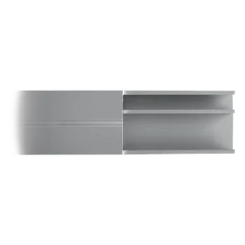 Canaleta de aluminio / 53 x 14.66 mm / 2 m (6.56 ft) / Conductividad 55% IACS / Pintura electrostática