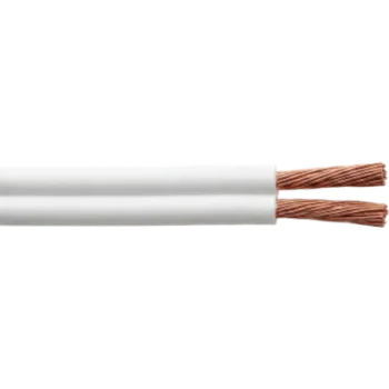Cable Flexible SPT / 2 x 16 AWG / 300V 60°C / 100 m (328.08 ft) / PVC Autoextinguible / NOM-001-SEDE / Blanco
