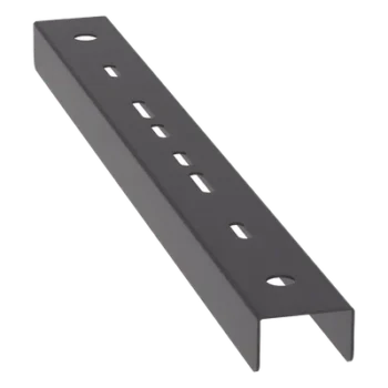Soporte Tipo Trapecio / Hasta 12 in (305 mm) Ancho / Varilla Roscada 1/2 in / Acero con Recubrimiento en Polvo / Negro