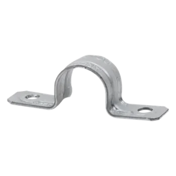 Abrazadera Omega / Conduit Pared Delgada 3/4" / Acero Pregalvanizado 1.2 mm / Tornillo #8