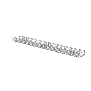 Charola Wire Basket / 12 in (305 mm) Ancho / 6 in (152 mm) Alto / 10 ft (3 m) Largo / 626 Cables Cat6 / Negro