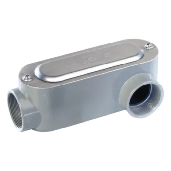 Caja de Conexión Ovalada / Rosca NPT 1 1/2" (38.1 mm) / Tipo LL / Aluminio Diecast / Hermética / UL y CSA