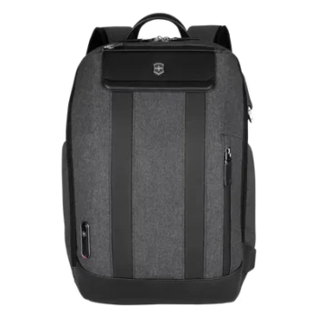 Mochila Urbana / Nylon-Cuero / 17L / Laptop 14" / 42x19x30 cm / 1.1 kg / 138x75x118 in