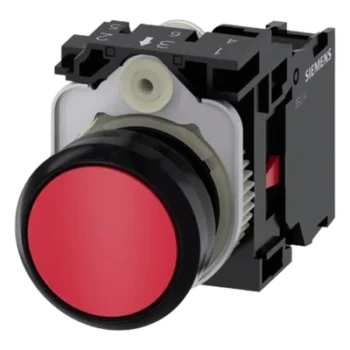 Pulsador Industrial / 22 mm / IP69K / Contacto NC / 10 A / 6 kV / -25°C a +70°C