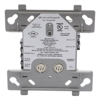 Módulo Monitor Direccionable / Circuito IDC Clase A o B / Lazo SLC / Alimentación por SLC / 1,500 Ohms Máx. / Certificado UL/FM