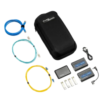 Kit de Prueba de Fibra Óptica / 1 Gb/s y 10 Gb/s / Diagnóstico de Switch y Ping / Detector de Luz y Polaridad / Compatible con LinkIQ