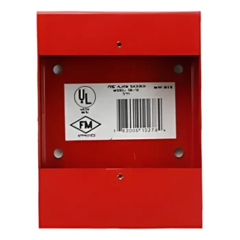 Caja de Montaje Superficial / Policarbonato Lexan / Acero Calibre 16 / 139 x 104 x 35 mm / Para Estaciones Manuales Direccionables