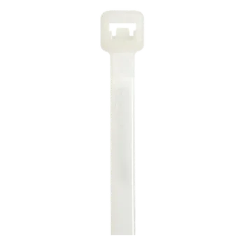 Cincho de Nylon 6.6 / 533 mm (1.75 ft) largo x 7.6 mm ancho / Tensión 534 N / Rango -40°C a 85°C / Plenum / UV Resistant / Paquete 100 pz