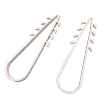 Clips Sujetadores de Plástico / 100 Piezas / Diámetro 11 a 19 mm / Instalación en Pared / Uso Industrial