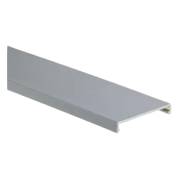 Tapa para Canaleta Ranurada / 0.75 in / 6 ft / 1.83 m / Gris Claro