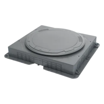 Caja de Instalación Empotrada / Profundidad Reducida / Cubeta para Concreto / Acabado al Ras del Piso / Mecanismos Energía y Datos