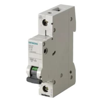 Interruptor automático magnetotérmico / 1 polo / 2 A / Curva C / 6 kA / 400 V