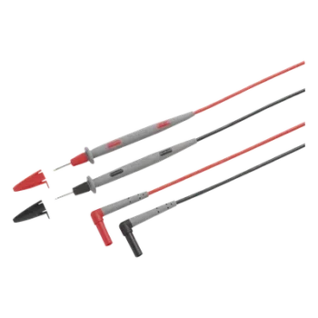 Puntas de Prueba para Multímetro / CAT IV 600 V / CAT III / Aislamiento de Silicona / Conector Banana 4 mm / WearGuard