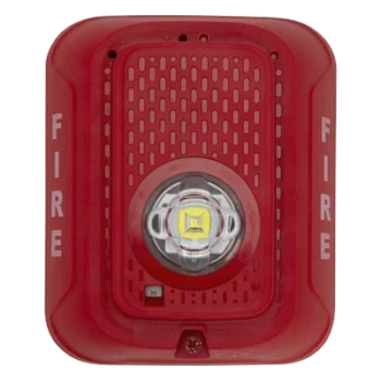 Lámpara Estroboscópica LED / Candela Seleccionable hasta 185 cd / 24 Vcd / Montaje en Pared / Sin Sirena / UL Fire