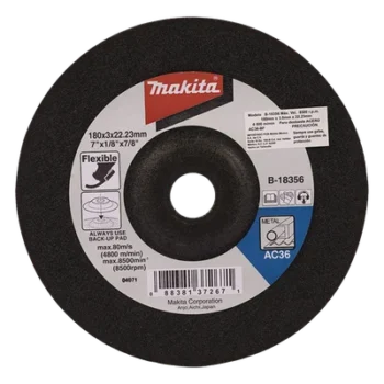 Disco de Desbaste / 4 1/2 pulgadas / 8,500 RPM / Metal y Acero / Uso Profesional