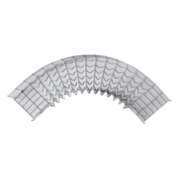 Curva Pre-Fabricada Horizontal / 90° / 54 mm Peralte / 50 mm Ancho / Electro Zinc 15-20 micras