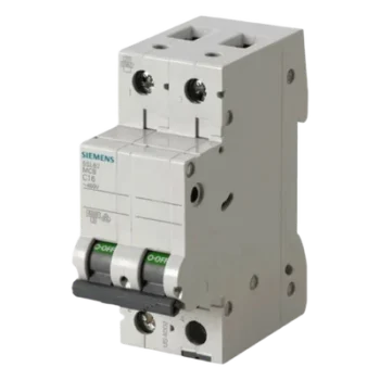Interruptor automático magnetotérmico / 2 polos / 25 A / 6 kA / Curva C / Montaje riel DIN