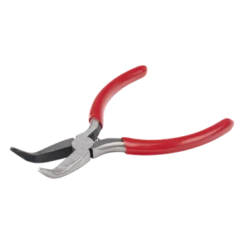Pinza Punta Curva / 5 pulgadas / Mango Forrado Plástico / Diseño Ergonómico