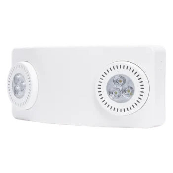 Luz de Emergencia LED / 520 Lúmenes / 90 min Autonomía / Cobertura 15.8 m (51.8 ft) / Montaje Pared o Techo / UL 5VA