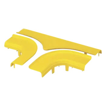 Tapa para Accesorio en T Horizontal / 4x4 / 90° / Abertura 19 mm (3/4 pulg) / ABS 94V-0 / 54.6 mm x 232.4 mm x 328.9 mm (2.15 x 9.15 x 12.95 pulg) / Amarillo