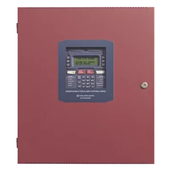 Panel de Control de Alarma Contra Incendios Direccionable / 198 Puntos / 1 Lazo SLC / Comunicador Dual IP/POTS / 4 Circuitos NAC / Alcance 3,000 m (10,000 ft)