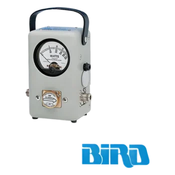 Wattmetro RF de Inserción / 100 mW a 10 kW / 450 kHz a 2160 MHz / Exactitud ±5% / VSWR 1.05 / 50 Ω