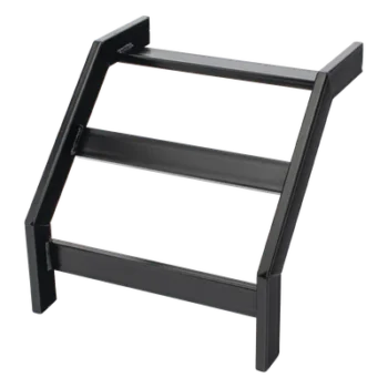 Curva Vertical Exterior 90° / Escalera Tubular 1.5" de Peralte x 12" de Ancho / Acero al Carbono con Recubrimiento Epóxico / Radio de Curvatura 12' (3.66 m) / Incluye Coples y Tornillería