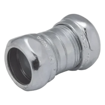 Conector de Compresión / Acero Galvanizado / 1-1/2 in / Pared Delgada / 54.50 mm x 83.99 mm / 0.24 kg