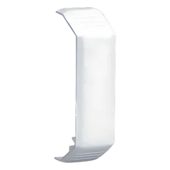 Unión Recta para Canaleta / PVC Rígido / Grado V-0 / 0 a 50°C / Blanco Mate / 180°
